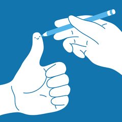 Аватар бота «ЕГЭ на пальцах»